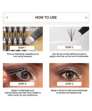 LASHVIEW 0.07mm Short Knot-Free Cluster Lashes Kit - 8-14mm Mix with Glue & Tweezers - Buy Online on GoSupps.com