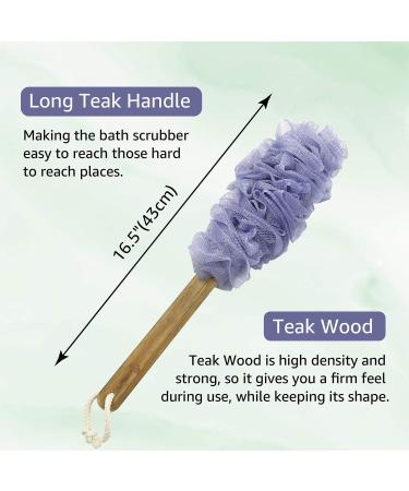 Evridwear Heavy Exfoliating Gloves & Back Scrubber Bath Sponge Set - Shower Exfoliation Duo - Buy Online on GoSupps.com