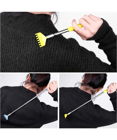 UNOOE Metal Back Scratcher Set - 4 PCS Extendable up to 27 inches for Itch Relief, Portable with Carry Bag - Perfect for Men and Women at Home, Office, and Travel - Buy Online on GoSupps.com