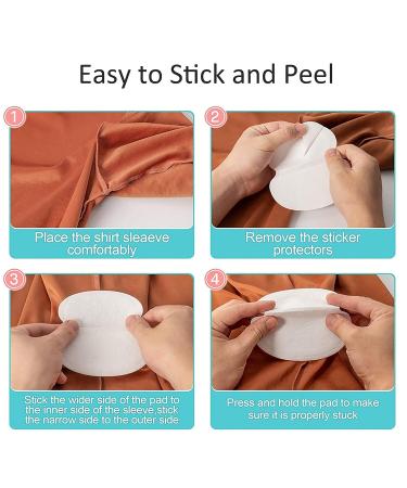 50 Pack Disposable Armpit Sweat Pads for Women and Men - Underarm Shields for Sweating - Sweat Adhesive Protection - Buy Online on GoSupps.com