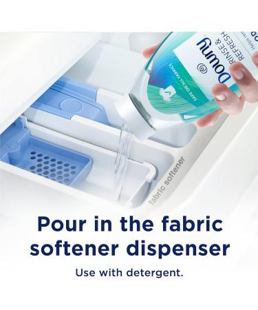 Downy RINSE & REFRESH Laundry Odor Remover and Fabric Softener Cool Cotton 754 ml Safe on ALL Fabrics Gentle on Skin HE Compatible Cool Cotton 754 ml (Pack of 1) - Buy Online on GoSupps.com