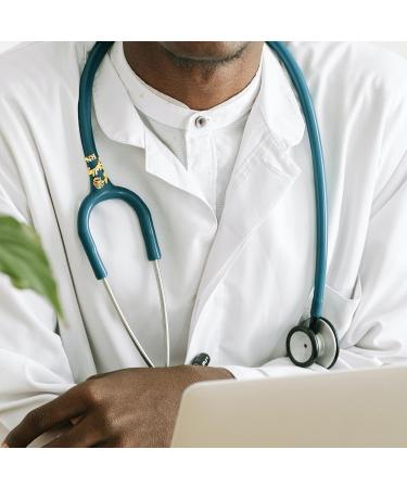 Personalized Stethoscope Name Tag with Birthstone & Birth Flower | Ideal Gift for Nurses, Doctors, RN, NP, Medical Students - Buy Online on GoSupps.com