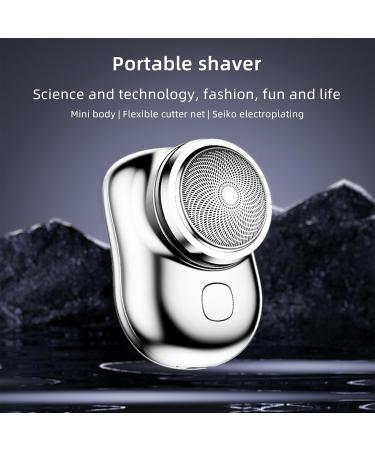 Buy Portable Electric Razor for Men - Mini Shave Wet & Dry Washable Travel Shaver USB Rechargeable | Perfect Gift for Boyfriend & Father (Black - Buy Online on GoSupps.com