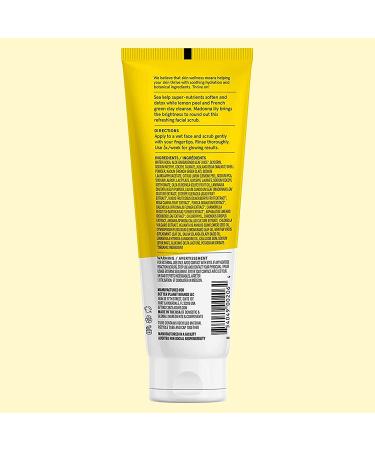 Acure Brightening Facial Scrub Duo - 4 oz Each | Sea Kelp & French Green Clay | Softens & Detoxifies for All Skin Types - Buy Online on GoSupps.com