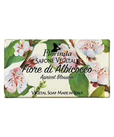 Florinda Flowers and Flowers Apricot Blossom Vegetal Soap Bar 100 G 3.5 Oz