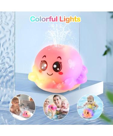 Octopus Bathly Toy: Automatic Induction Spray Water Toy for Kids - Pink - Buy Online on GoSupps.com