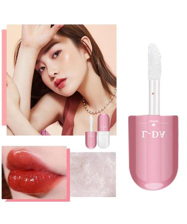 Plumping Lip Oil | Natural Lip Plumper & Gloss | Long-Lasting Hydration & Shimmer | 5ml A02# Schimmer Colorless - Buy Online on GoSupps.com