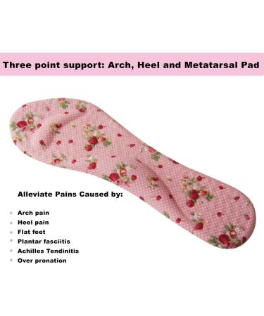 Gel Shoe Insoles for Women - Self-Adhesive High Heel Inserts | Cushioned Non-Slip Sandals Insoles (3 Pairs: Pink Blue Transparent) for Pain Relief - Buy Online on GoSupps.com