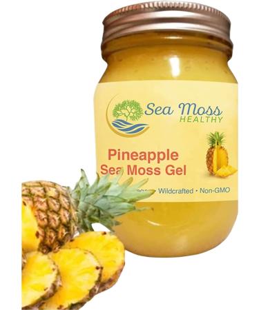 Wildcrafted Organic Irish Sea Moss Gel - Non-GMO, Natural, Vitamin & Mineral-Rich Superfood for Digestion & Immune Support (Pineapple) - Buy Online on GoSupps.com