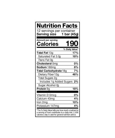 Love Good Fats Plant-Based Keto Bars - Chewy Nutty Dark Chocolatey Cranberry & Almond - 12ct Keto-Friendly Protein Bars | Natural Ingredients, Low Sugar, Low Carb, Non GMO, Gluten & Soy Free Snacks - Buy Online on GoSupps.com