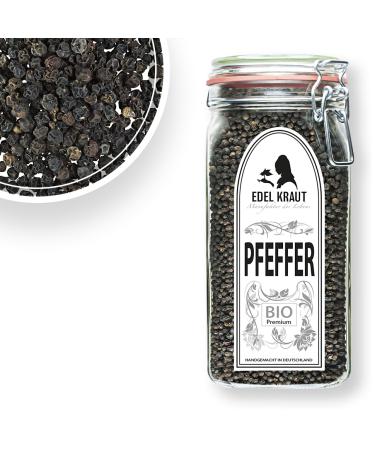 Organic Black Pepper 100g - 100% Natural Additive-Free Premium Black Peppercorns for Mill - Noble Herb - Buy Online on GoSupps.com