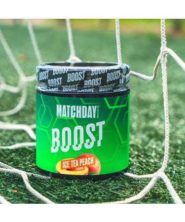 Matchday Nutrition Boost - 90 Minutes of Full Throttle Football | ATP Booster with Amino Acids & Carbs | Enhanced Speed Explosiveness & Endurance | 20 Portions (Ice Tea Peach) - Buy Online on GoSupps.com