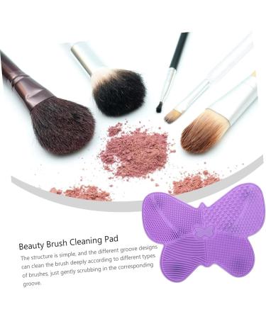 minkissy 1pc Silicone Scrub Pad Silicone Makeup Brush Makeup Cleaning Mat Cleaning Scrubber Brush Cleaning Pad Beauty Tool Cleaning Mat Makeup Brush Cleaner Tool Beauty Brush Cleaning Pad 23X17cm - Buy Online on GoSupps.com