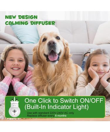 Dog Calming Pheromone Diffuser Kit Dog Pheromone Diffuser Effectively Relieve Anxiety Stress Dog Calming Diffuser Comfort for Dogs Reduce Stress Antiety and Tension ( 30-Days Diffuser & Refill ) - Buy Online on GoSupps.com