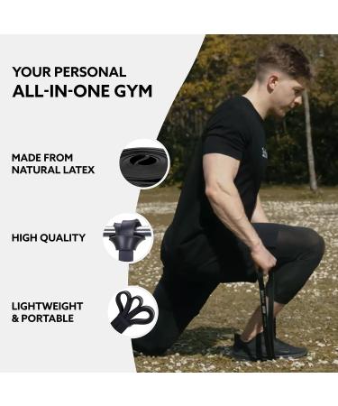 3DActive Pull Up Assist Band - Resistance Band 30-60lbs - Black 3/4 *4.5mm - Single Band - Buy Online on GoSupps.com