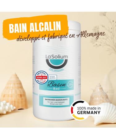 Bain basique sel de bain alcaline pour la d sacidification DERMATEST MENTION TR S BIEN 1200 g  - Buy Online on GoSupps.com