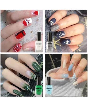 8ML Solid Color Nail Art Stamping Polish Set - 8 Colors Including White, Black, Golden, Silver - For Image Print Manicure - Nail Plate Printing - Buy Online on GoSupps.com