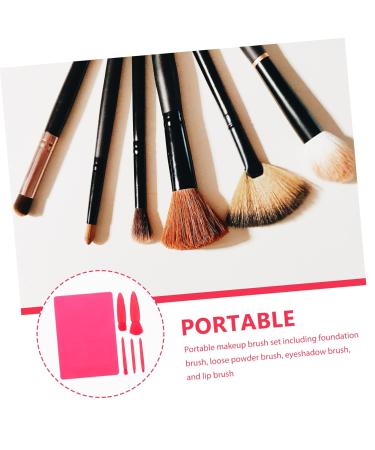 Beavorty Makeup Mirror & Makeup Brush Set - Portable Eyeshadow & Lip Brushes for Women | Optimal Makeup Tools for Flawless Beauty - Buy Online on GoSupps.com