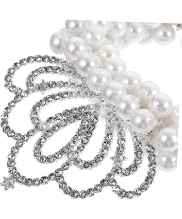 FOMIYES Hair Accessories Scrunchies for Girls Pearl Crown Hair Tie Elastic Ponytail Holder Hair Ties for Girls Pearl Beaded Hair Scrunchies Pearl Hair Tie Alloy Child Pearl Beads Ball Head - Buy Online on GoSupps.com