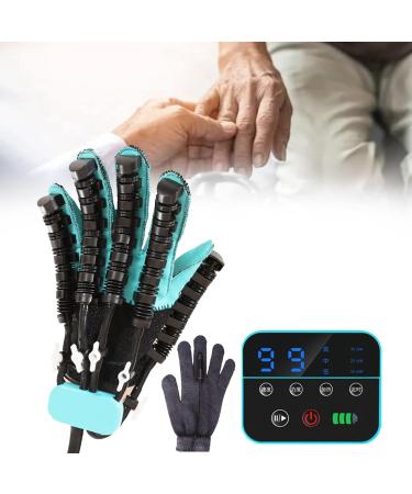 Stroke Hemiplegia Rehabilitation Robot Gloves Hand Splint Training Equipment for Relief Long-Term Hand Stiffness Finger Straightening Protector L-Left hand Left hand L Left Hand L