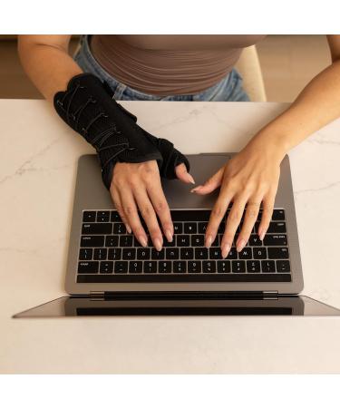 Quick-Strap Wrist & Thumb Spica Splint for De Quervain's Tenosynovitis Tendonitis & Arthritis - L/XL Left Hand Support Cast - Buy Online on GoSupps.com