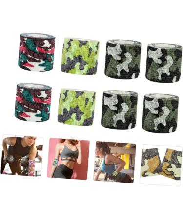 FRCOLOR 8pcs Finger Camo Tape - Breathable Waterproof Elastic Adhesive Sports & Medical Tape for Ankle | High Elasticity Cohesive Non-Woven Fabric - Buy Online on GoSupps.com