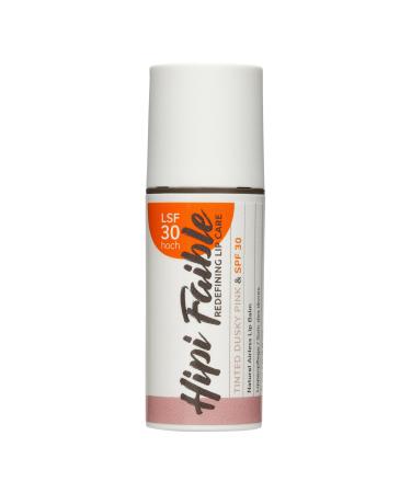 Hipi Faible Tinted Dusky Pink & SPF 30 - Lip care in the pump dispenser with a light protection factor 30 and color - lip balm Made in Germany - 100% natural - 6 ml - Buy Online on GoSupps.com