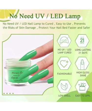 Summer Collection Fine Dipping Powder Kit - 8 Colors Set for Even & Smooth Finish | Nail Color System with Gel Polish Effect - Buy Online on GoSupps.com