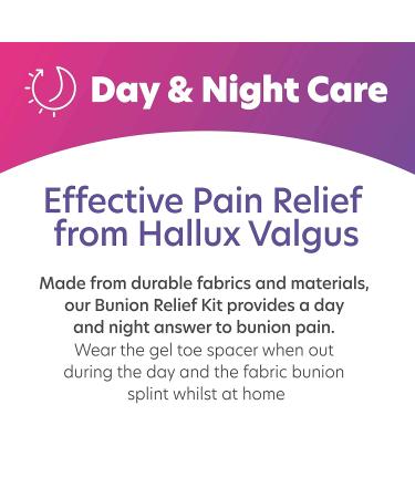 JFA Medical Bunion Corrector Splint - Adjustable Day/Night Support for Pain Relief and Toe Protection - Buy Online on GoSupps.com