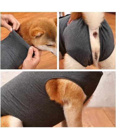 Breathable Dog Divider for Surgical Wounds - XL Anti-Losing Cone & E-Neck Band Alternative | 1-Pack Gray - Buy Online on GoSupps.com