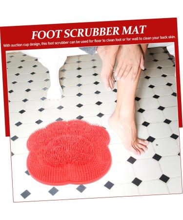 FOMIYES Back Cleaning Scrubbers Pink Foot Scrubber Pad Shower Foot Cleaner - Buy Online on GoSupps.com