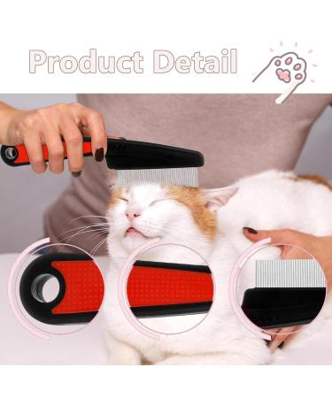 5 Pack Flea Comb for Cats & Dogs | Effective Lice & Flea Removal | Professional Pet Care Comb - Buy Online on GoSupps.com