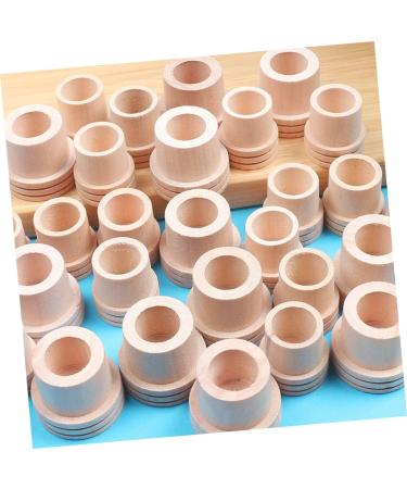 Minkissy 60 STK Moxa Fire Extinguishers - Moxibustion Accessories & Wooden Circulation Rolls for Home Use - Buy Online on GoSupps.com