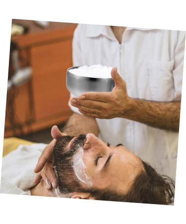 Frcolor Stainless Steel Shaving Bowl with Lid - Travel-Friendly Men's Shaving Shell for Salon Use | Perfect for Beard Care - Buy Online on GoSupps.com