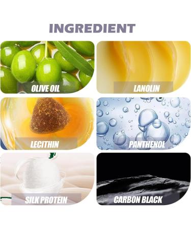 Hairless Ultra Fine Metal Mascara Waterproof Sweatproof Curling Mascara Doll Mascara Long Lasting Natural (Black) - Buy Online on GoSupps.com