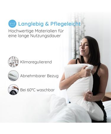 Buy Snapbuy Orthopedic Neck Support Pillow 80x40 cm - Ergonomic Sleeping Pillow for Side & Back Sleepers - Antisnore Design - 40x75 cm White - Buy Online on GoSupps.com