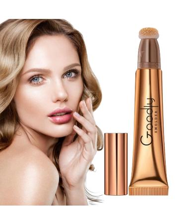 Stick - 15ml Liquid Long-Lasting Shade Makeup Stick Makeup Stick Plaster Design Highlight Bronzer Shaping Trimming Stick with Air Cushion Applicator Coatuiyo