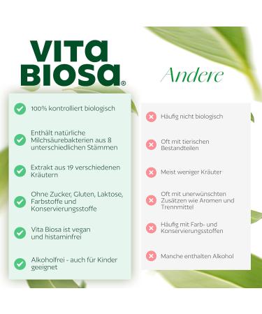 Vita Biosa Herbs Eco - Fresh & Sour Probiotic Drink 1L | International Shipping Available - Buy Online on GoSupps.com