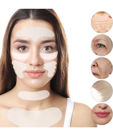 11 PCS Silicone Anti Wrinkle Patches for Forehead, Neck, and Chest - Reusable Pads for Smoothing Wrinkles and Anti-Ageing - Buy Online on GoSupps.com