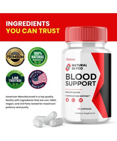 Natural Glyco Blood Sugar Supplement Natural Glyco Pills Capsules Advanced Strength Formula with Cinnamon Turmeric for Maximum Strength Support Made in USA Alternative Tablets Reviews (60 Capsules) - Buy Online on GoSupps.com