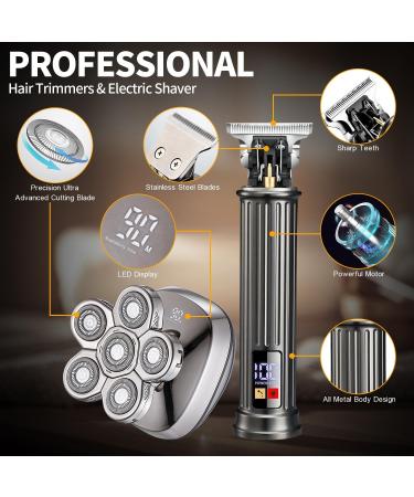 Head Shavers & Professional Barber Clippers for Bald Men | Cordless Beard Trimmer Grooming Kit - Buy Online on GoSupps.com