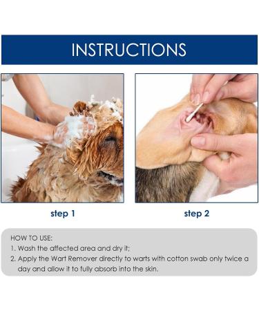 Wart Remover for Dogs Dog Skin Tag Remover Dog Wart Remover Dog Wart Removal Treatment Skin Tag Remover for Dogs Effective Wart Removal for Dogs Strong Warts Remover Dogs Natural Dog Wart Removal - Buy Online on GoSupps.com