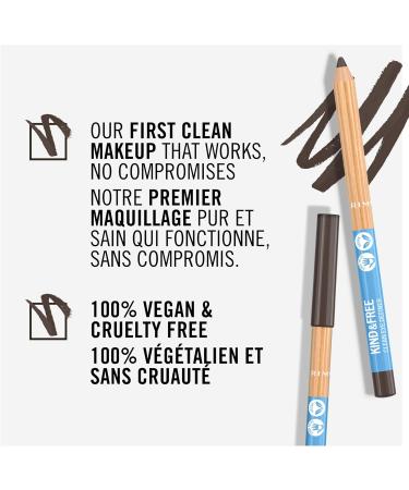 Rimmel London - Kind & Free Eye Definer 100% Vegan Ultra-Creamy Buttery Texture Intense Pigmentation Lasts Up to 12 hours Pecan - 002 - Buy Online on GoSupps.com