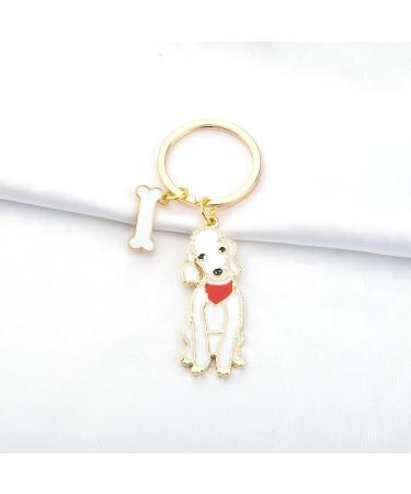 Ensianth Dog Keychain - Perfect Gift for Dog Lovers | Puppy Paw Print Keyring for Dog Owners - Ideal for Moms & Dads - Bedlington Terrier Design - Buy Online on GoSupps.com