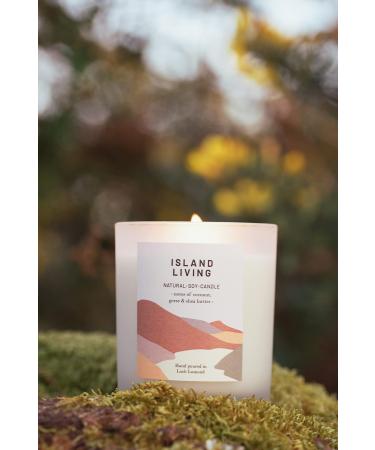 Organic & Vegan Luxury Scented Candles Hand Poured in Loch Lomond Scotland - Island Living (+7 Scents) - Buy Online on GoSupps.com