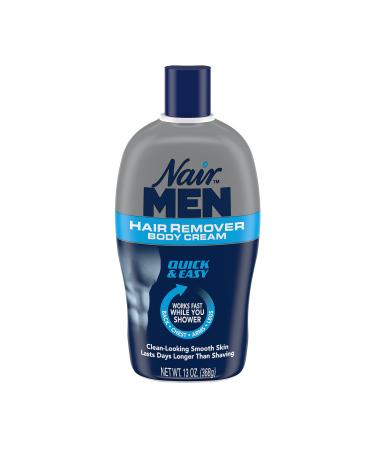 Nair For Men Hair Remover Body Cream Back Chest Arms and Legs 13 oz (368 g) - Buy Online on GoSupps.com