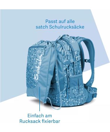 Shop 12L Satch Sports Bag - Purple Laser & Dark Blue | Attachable to Backpack | International Shipping - Buy Online on GoSupps.com