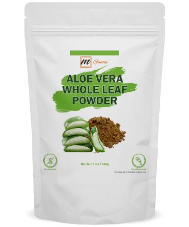 100% Natural Aloe Vera Leaf Powder Pure Aloe Barbadensis 1 LBS /454 Grams