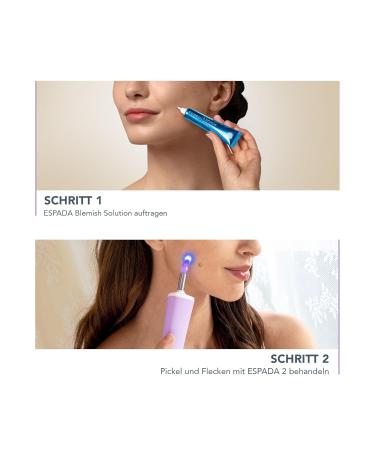 Foreo Espada 2 Plus - Targeted LED Skin Care Device for Impurities - FDA-Cleared Medical Silicone - Lavender - Scar & Stain Treatment - Buy Online on GoSupps.com