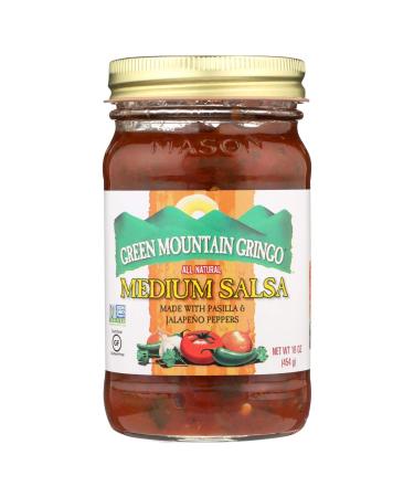 Green Mountain Salsa, Medium, 16-Ounce (Pack of 6)